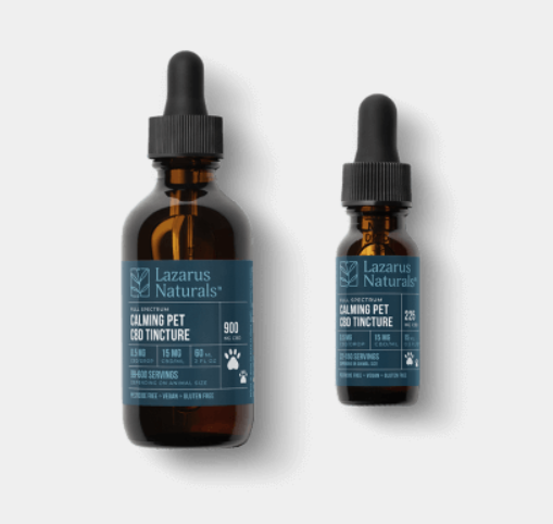 lazarus naturals cbd pet tincture oil