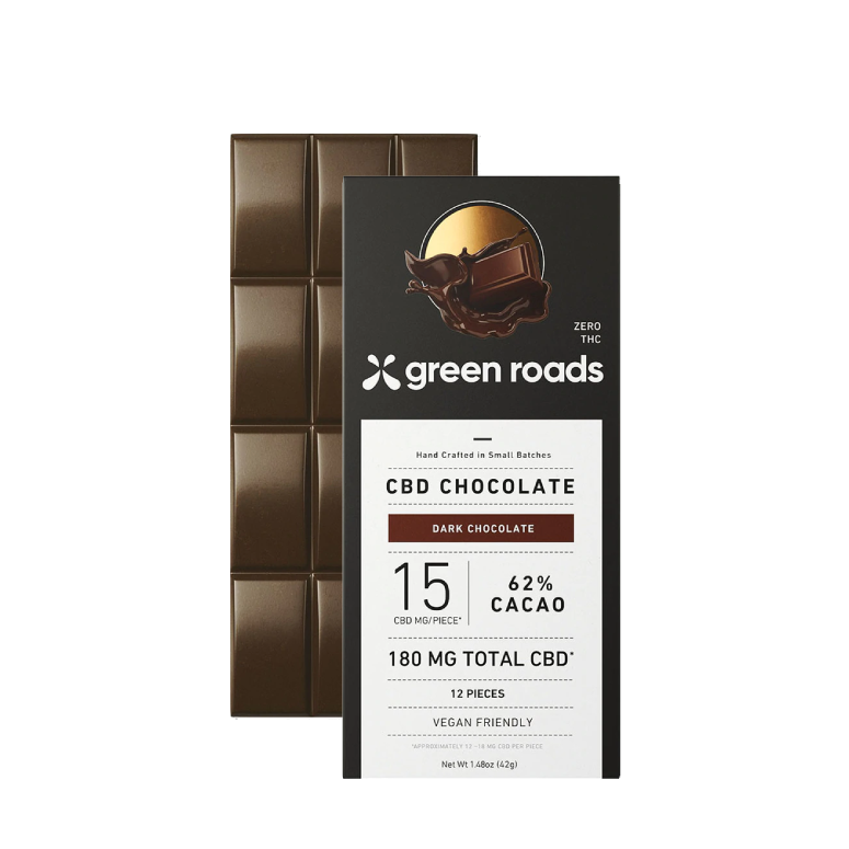 Green Roads CBD Dark Chocolate Bar