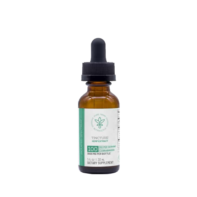 pure hemp botanicals isolated spectrum tincture