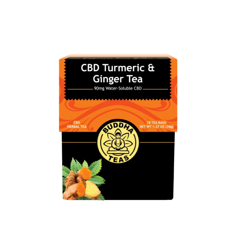 Buddha Teas CBD Turmeric and Ginger Tea