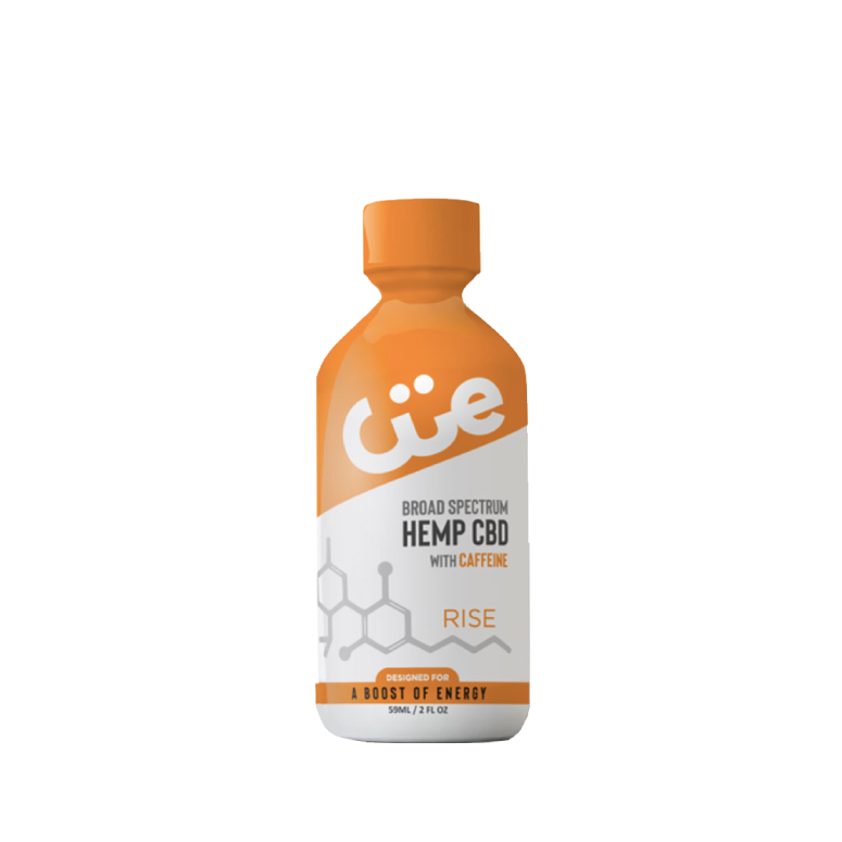 CUE Rise 20mg CBD shot with Caffeine – Lemon Tea