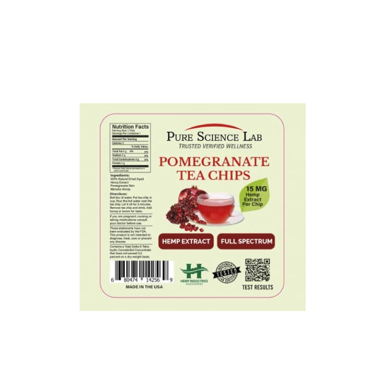 Pure Science Lab CBD and Pomegranate Tea