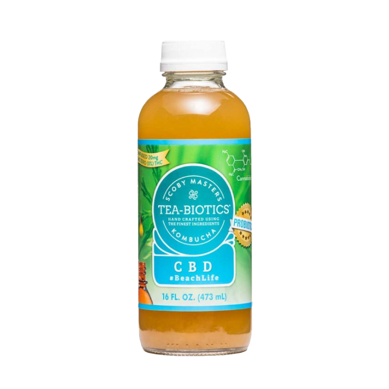 Tea Biotics CBD-Infused Blueberry Kombucha