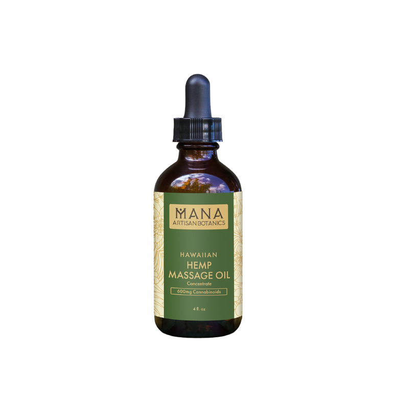 Mana Artisan Botanics CBD Massage Oil